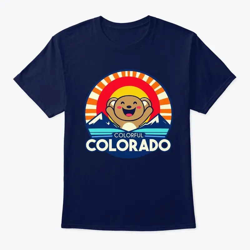 Colorful Colorado Happy Bear